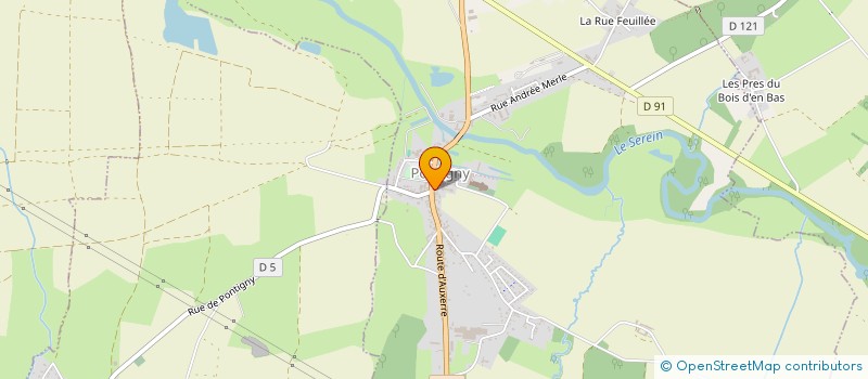 localisation de l'entreprise MADAME SYLVIANE RENAUD  PONTIGNY