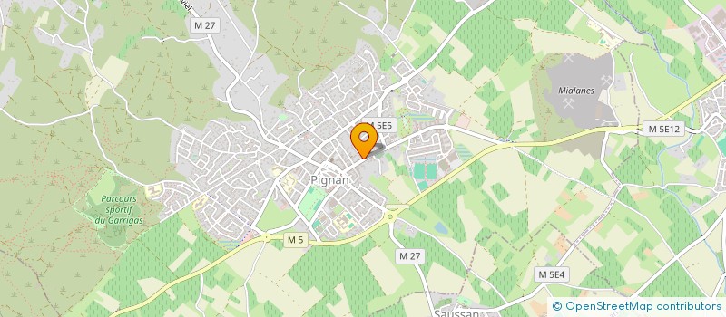 localisation de l'entreprise MADAME SYLVIANE RETUERTA DIT DE LA CRUX à PIGNAN
