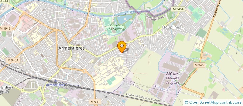 localisation de l'entreprise MADAME SYLVIANE RICHIR à ARMENTIERES