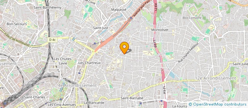 localisation de l'entreprise MADAME SYLVIANE RIOUAL  MARSEILLE