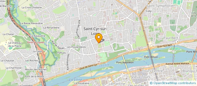 localisation de l'entreprise MADAME SYLVIANE RIVIERE  SAINT-CYR-SUR-LOIRE