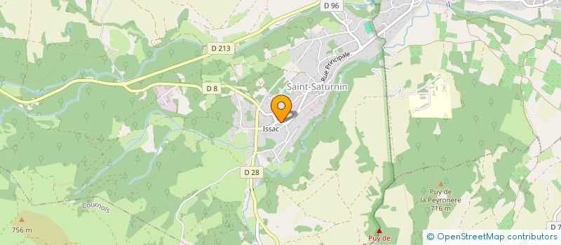 localisation de l'entreprise MADAME SYLVIANE SALAUD à SAINT-SATURNIN