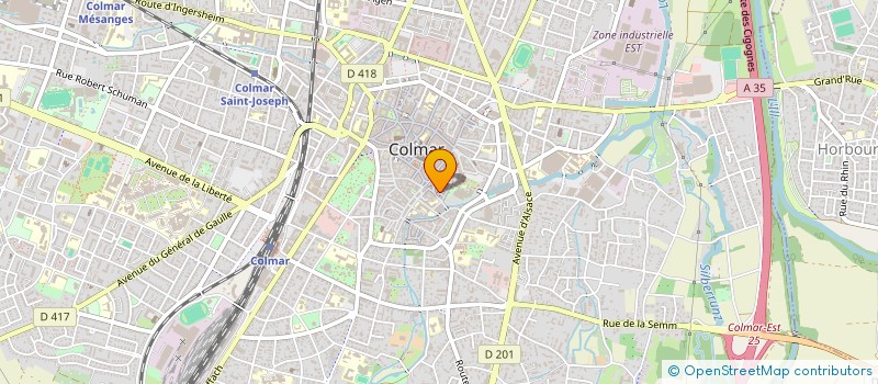 localisation de l'entreprise MADAME SYLVIANE SCHULER  COLMAR