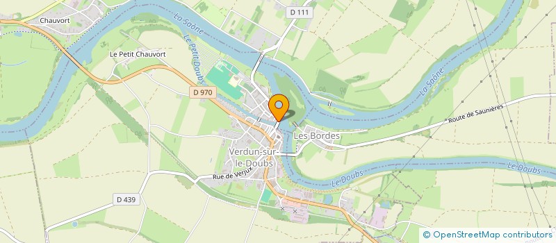 localisation de l'entreprise MADAME SYLVIANE THOMAS à VERDUN-SUR-LE-DOUBS