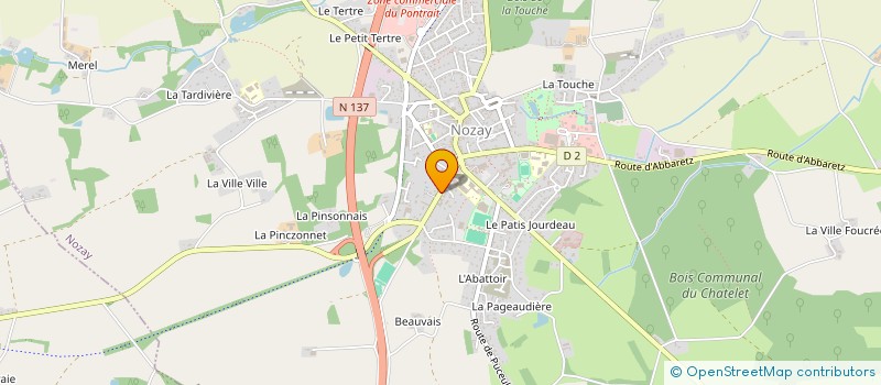 localisation de l'entreprise MADAME SYLVIANE THOMAZEAU  NOZAY