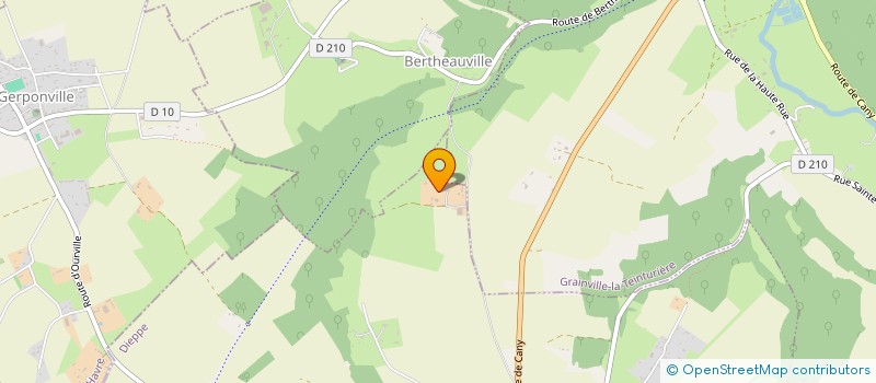 localisation de l'entreprise MADAME SYLVIANE TRANCHARD  OURVILLE-EN-CAUX