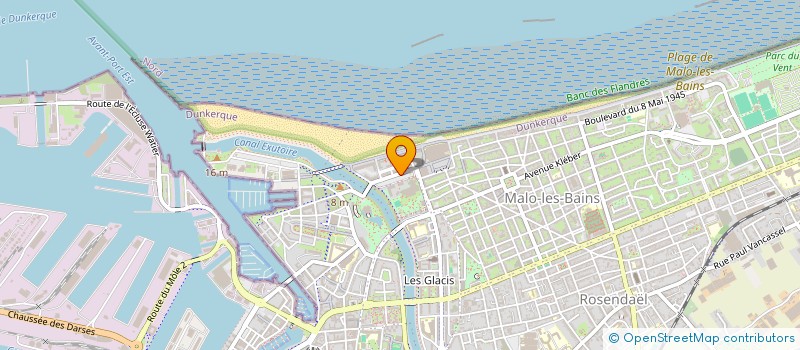 localisation de l'entreprise MADAME SYLVIANE VANLANDTSCHOOTE  DUNKERQUE