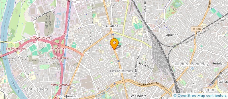 localisation de l'entreprise MADAME SYLVIANE VASSAL  TOULOUSE