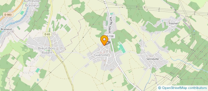 localisation de l'entreprise MADAME SYLVIANE VATHONNE  GUERVILLE