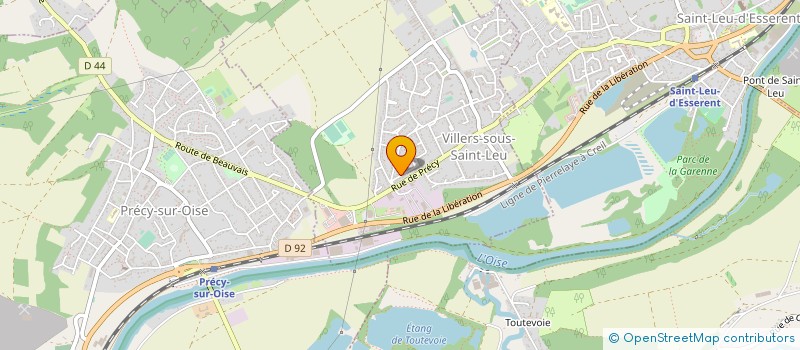 localisation de l'entreprise MADAME SYLVIANE VAUGON à VILLERS-SOUS-SAINT-LEU