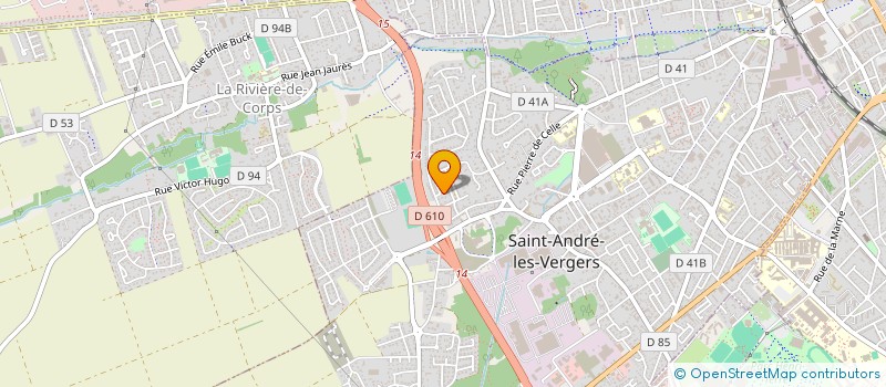 localisation de l'entreprise MADAME SYLVIANE VAUTRIN  SAINT-ANDRE-LES-VERGERS