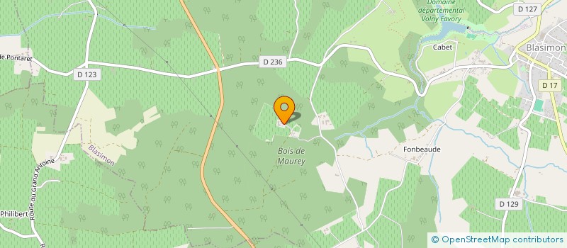 localisation de l'entreprise MADAME SYLVIANE VEYSSET  BLASIMON