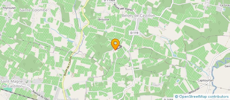 localisation de l'entreprise MADAME SYLVIANE VIGIER  MOULIETS-ET-VILLEMARTIN