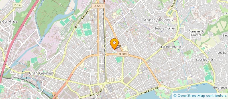 localisation de l'entreprise MADAME SYLVIANE ZURLY à ANNECY