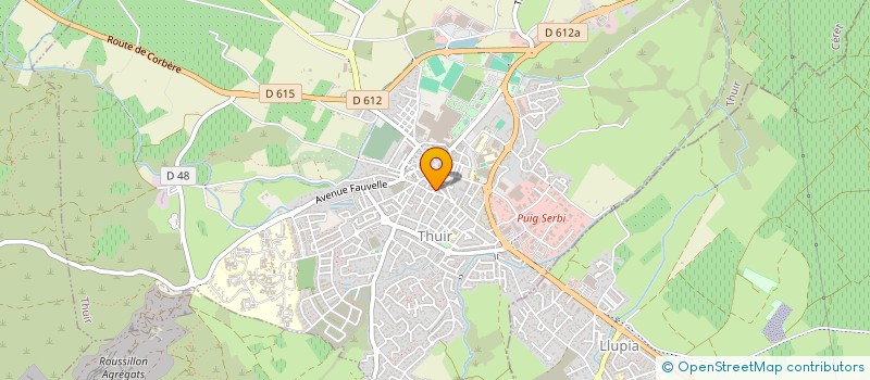 localisation de l'entreprise MADAME SYLVIANNE LORDIER  THUIR