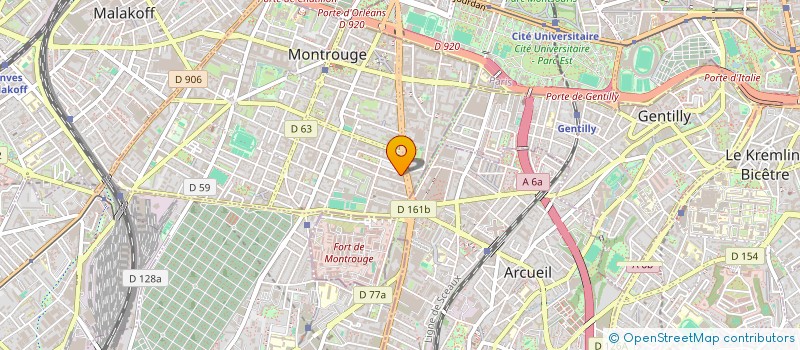 localisation de l'entreprise MADAME SYLVIANNE MARCHAIS à MONTROUGE