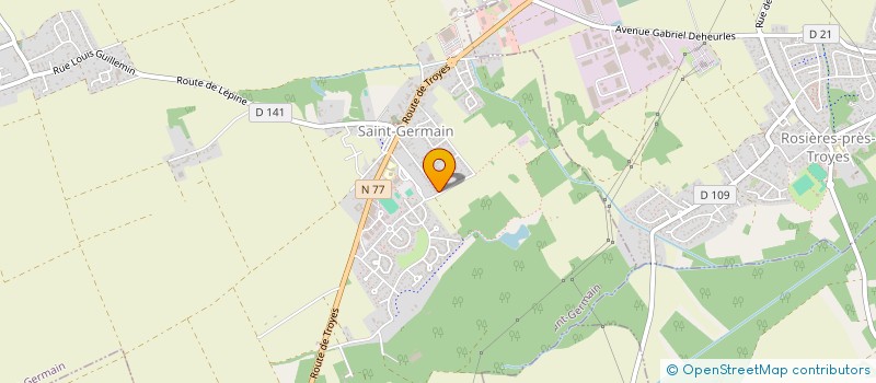 localisation de l'entreprise MADAME SYLVIANNE SKRYPCZUK  SAINT-GERMAIN