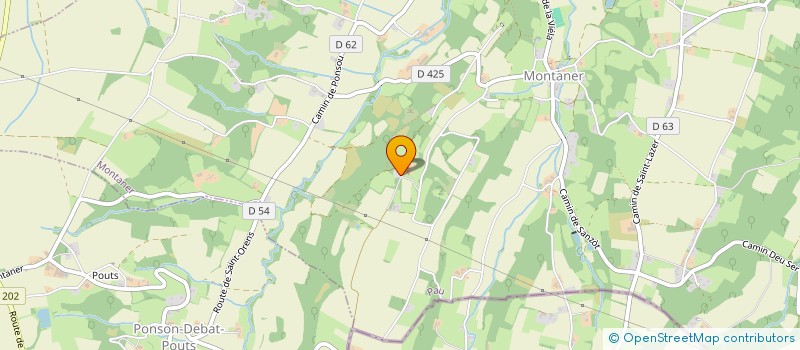 localisation de l'entreprise MADAME SYLVIE ABADIE  MONTANER