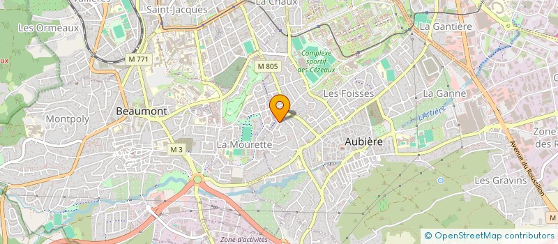 localisation de l'entreprise MADAME SYLVIE ABEIL à AUBIERE