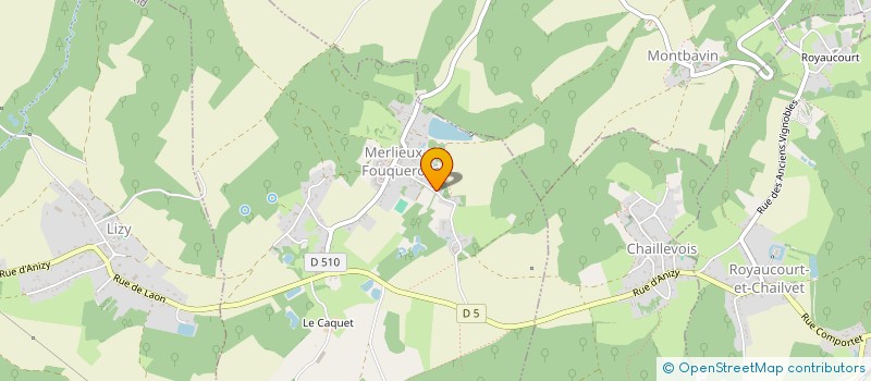 localisation de l'entreprise MADAME SYLVIE ACCADBLED  MERLIEUX-ET-FOUQUEROLLES