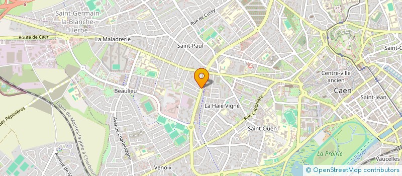 localisation de l'entreprise MADAME SYLVIE ACHARD DE LELUARDIERE à CAEN