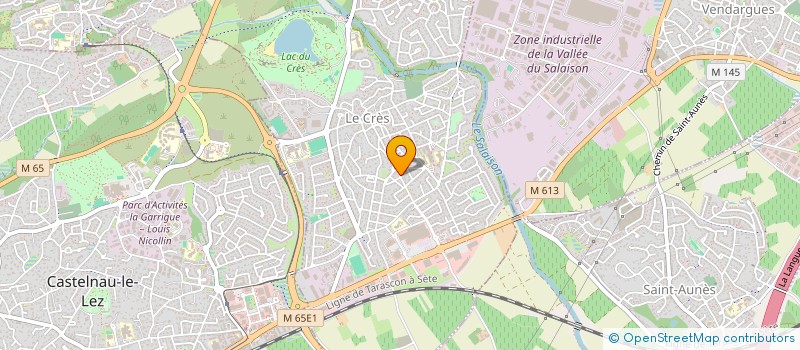 localisation de l'entreprise MADAME SYLVIE ACHOUR  LE CRES