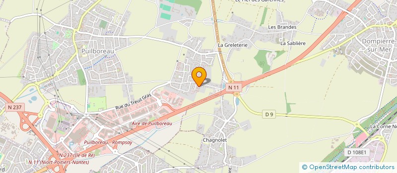 localisation de l'entreprise MADAME SYLVIE ADRIAN  PUILBOREAU