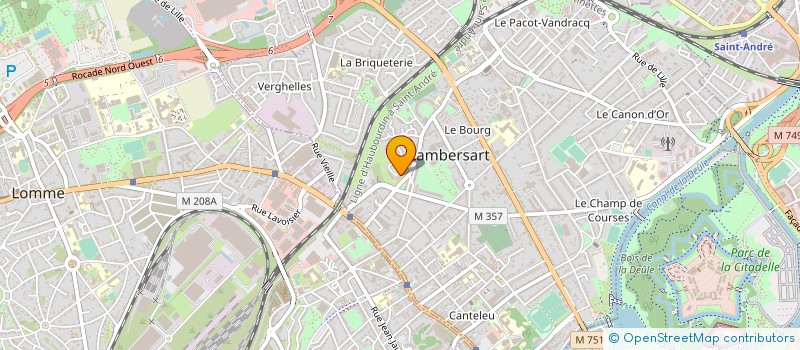 localisation de l'entreprise MADAME SYLVIE AERNOUDTS à LAMBERSART