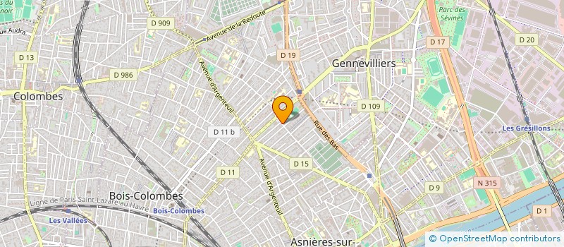 localisation de l'entreprise MADAME SYLVIE AFONSO à ASNIERES-SUR-SEINE