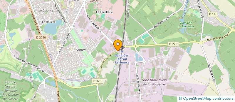 localisation de l'entreprise MADAME SYLVIE AFONSO à SAINT-CYR-EN-VAL