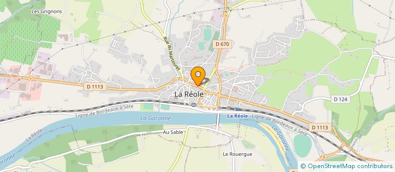 localisation de l'entreprise MADAME SYLVIE AIT SLIMANE  LA REOLE