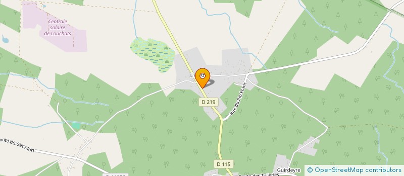 localisation de l'entreprise MADAME SYLVIE ALAMEDA  LOUCHATS