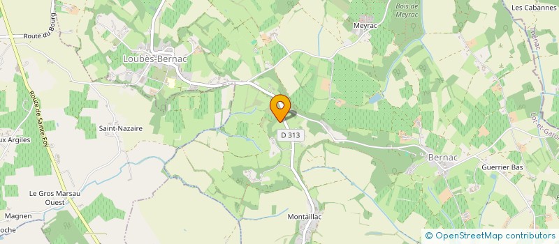 localisation de l'entreprise MADAME SYLVIE ALBANESE  SAINT-SERNIN