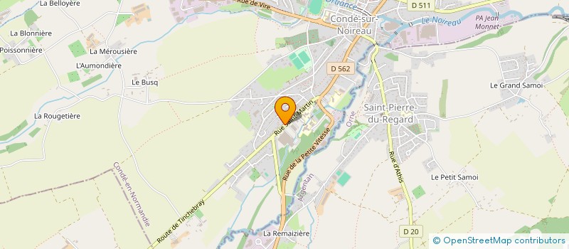 localisation de l'entreprise MADAME SYLVIE ALEXANDRE  CONDE-EN-NORMANDIE