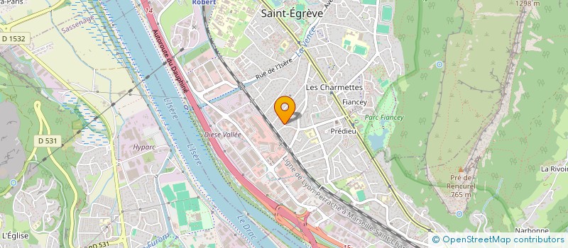 localisation de l'entreprise MADAME SYLVIE ALGOUD  SAINT-EGREVE