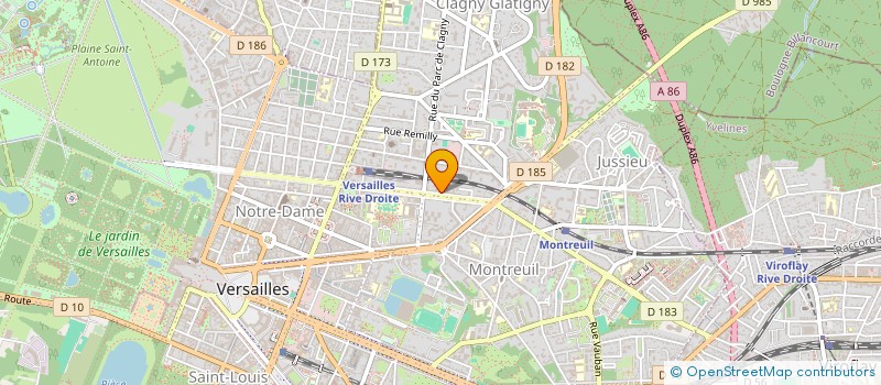 localisation de l'entreprise MADAME SYLVIE ALINC à VERSAILLES