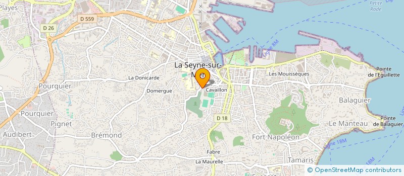 localisation de l'entreprise MADAME SYLVIE ALINE GARRAUD à LA SEYNE-SUR-MER