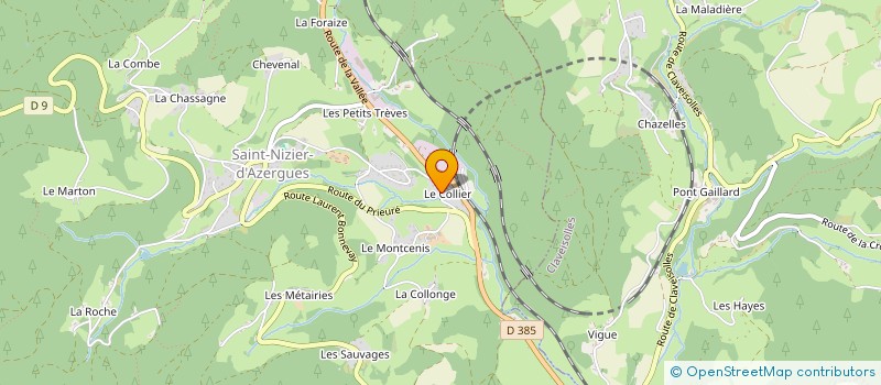 localisation de l'entreprise MADAME SYLVIE ALLART  SAINT-NIZIER-D AZERGUES