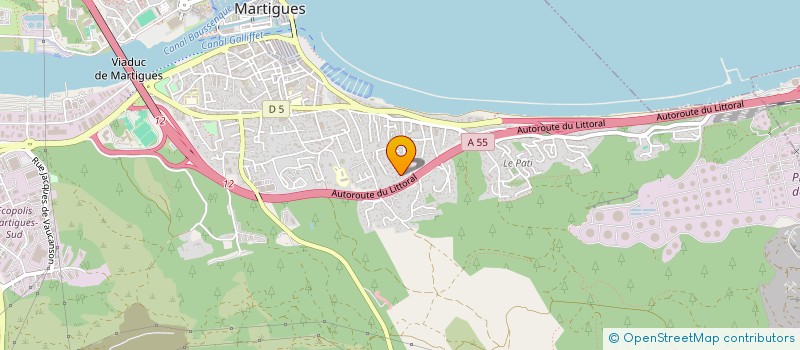 localisation de l'entreprise MADAME SYLVIE ALTOMONTE  MARTIGUES