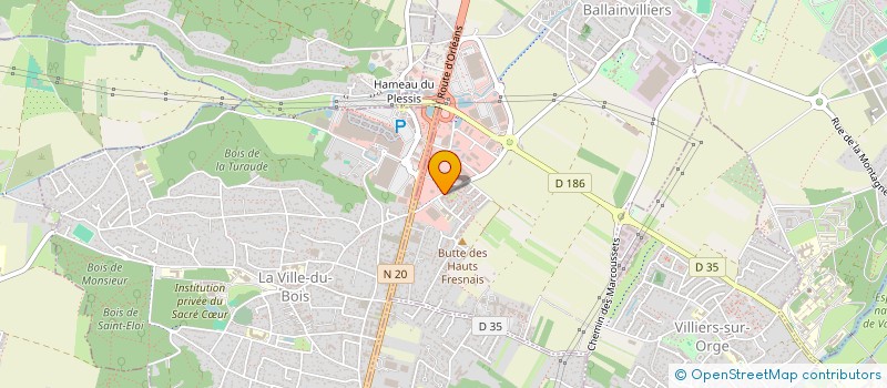 localisation de l'entreprise MADAME SYLVIE ALVARESSE  BALLAINVILLIERS