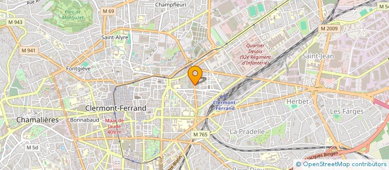 localisation de l'entreprise MADAME SYLVIE ALVES MARTINHO  CLERMONT-FERRAND