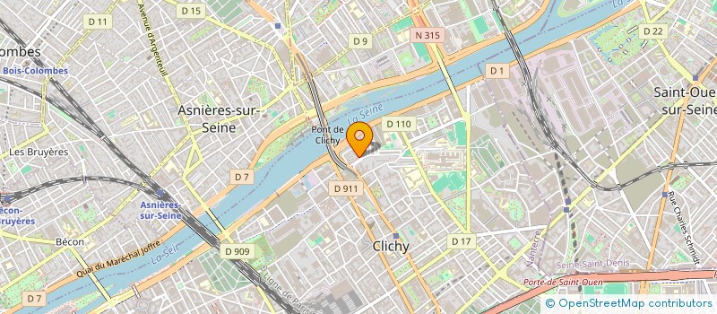 localisation de l'entreprise MADAME SYLVIE AMANGOUA à CLICHY