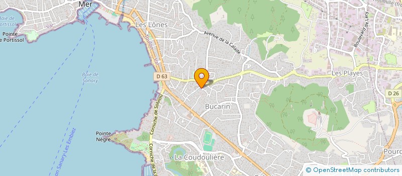 localisation de l'entreprise MADAME SYLVIE ANDREE MARIE FOUGEROUSSE à SIX-FOURS-LES-PLAGES