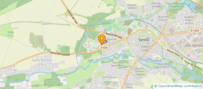 localisation de l'entreprise MADAME SYLVIE ANDRIEUX  SENLIS