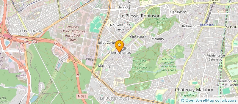 localisation de l'entreprise MADAME SYLVIE ANDRIKIAN  LE PLESSIS-ROBINSON