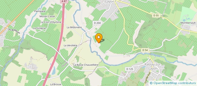 localisation de l'entreprise MADAME SYLVIE ANGEBAULT à CHEMILLE-EN-ANJOU
