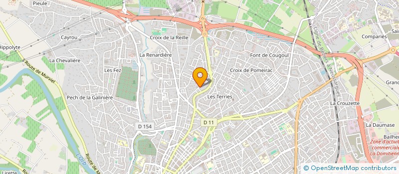 localisation de l'entreprise MADAME SYLVIE ANLIKER à BEZIERS