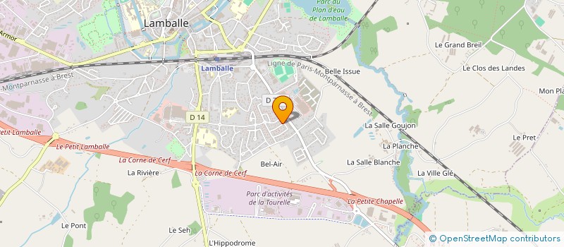 localisation de l'entreprise MADAME SYLVIE - ANNE PARANTHOEN à LAMBALLE-ARMOR