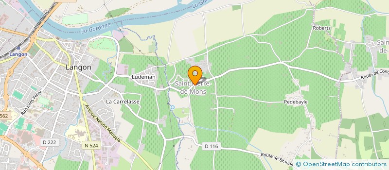 localisation de l'entreprise MADAME SYLVIE ANTOINE  SAINT-PIERRE-DE-MONS