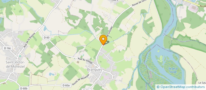 localisation de l'entreprise MADAME SYLVIE ARCHENY  BRANGUES